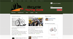 Desktop Screenshot of bicycle-touring-guide.com